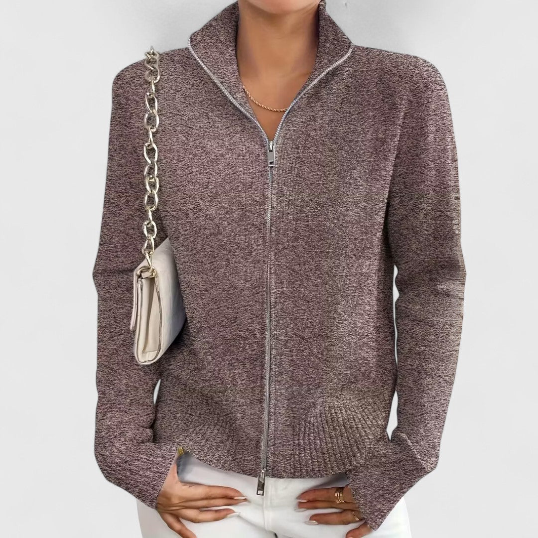 Lima - Block Zip Cardigan