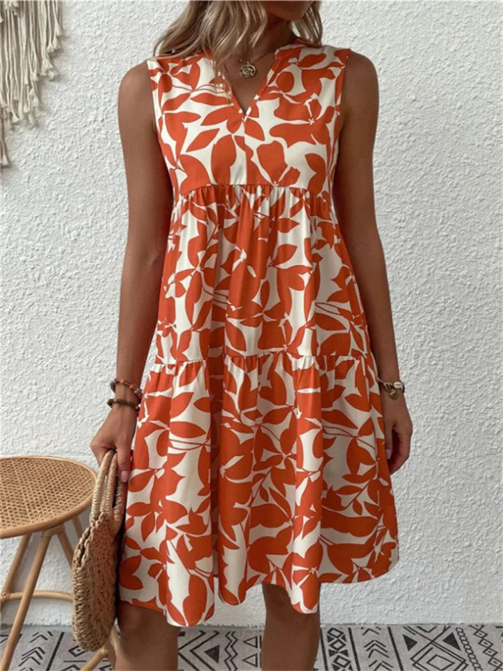 Sophia - Floral Summer A-Line Dress