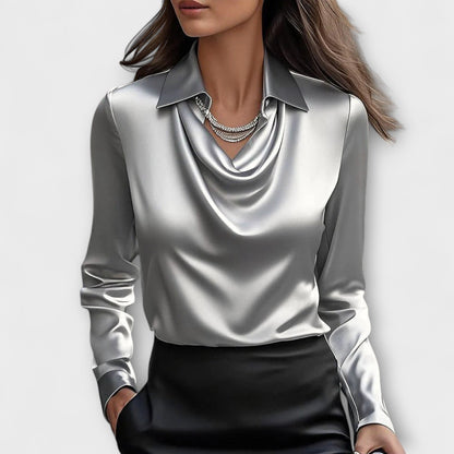 Scarlett - Satin Blouse