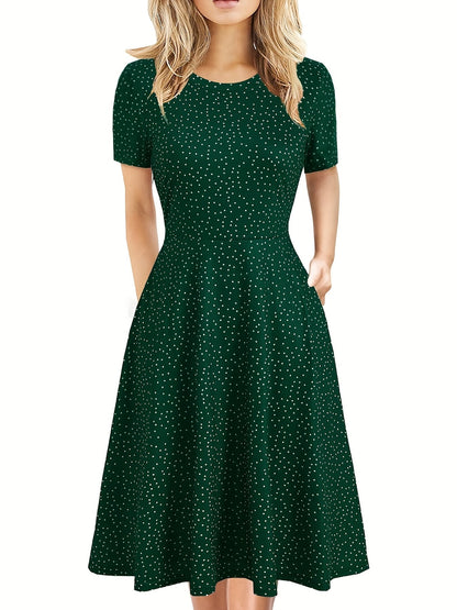 Evelyn Quinn | Retro A-Line Summer Dress