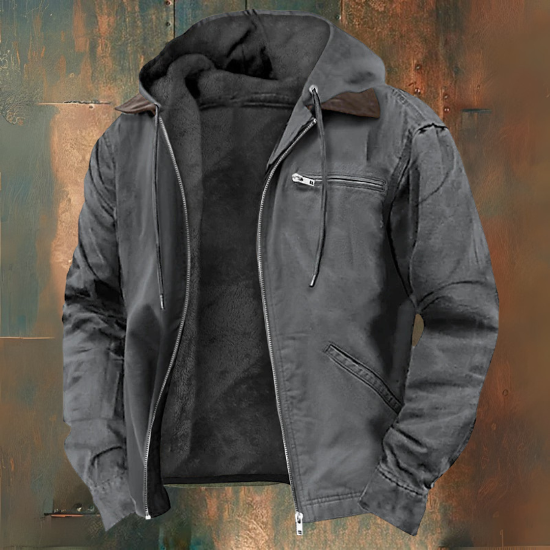 LUCAS™|HOODED ZIP JACKET