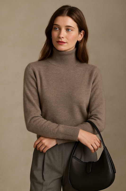 Amara| Cashmere Turtleneck Sweater