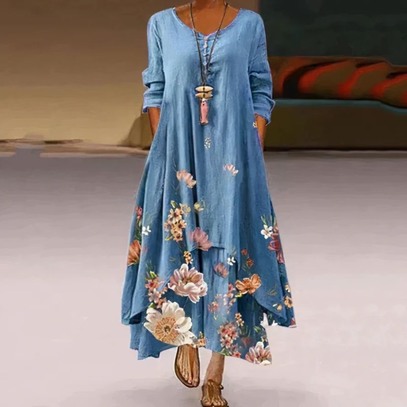 Jane - Layered Boho Maxi Dress