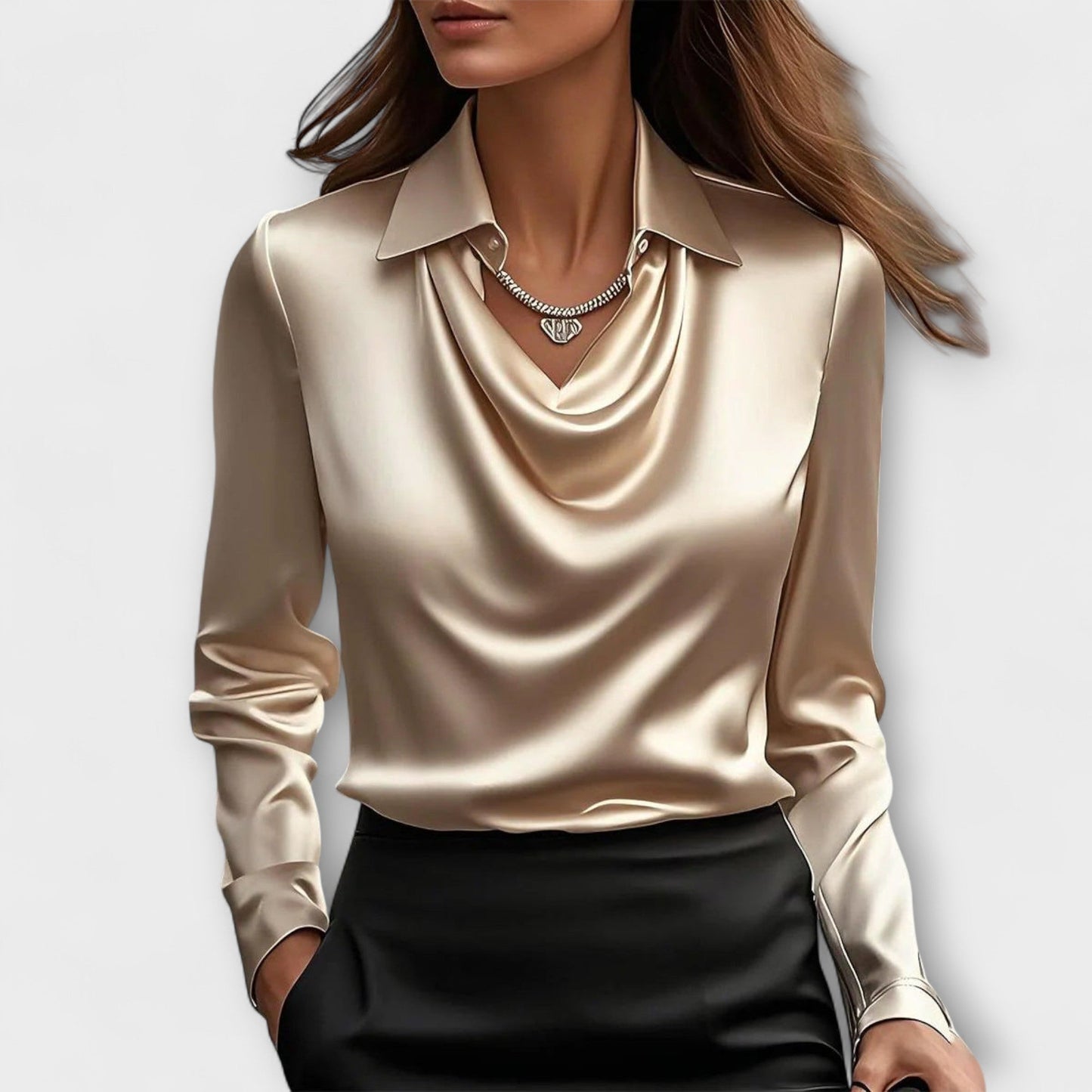 Scarlett - Satin Blouse