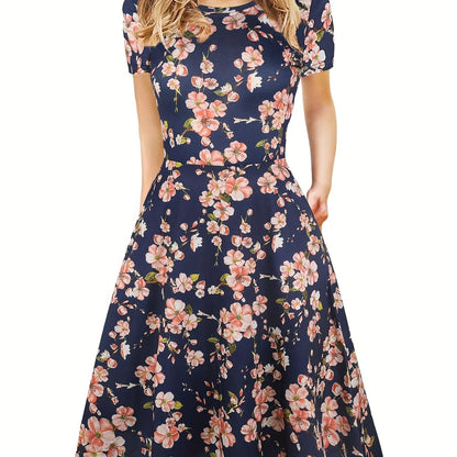 Evelyn Quinn | Retro A-Line Summer Dress
