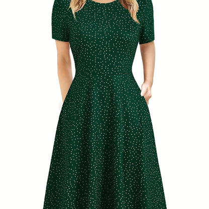 Evelyn Quinn | Retro A-Line Summer Dress