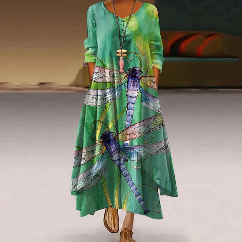 Jane - Layered Boho Maxi Dress