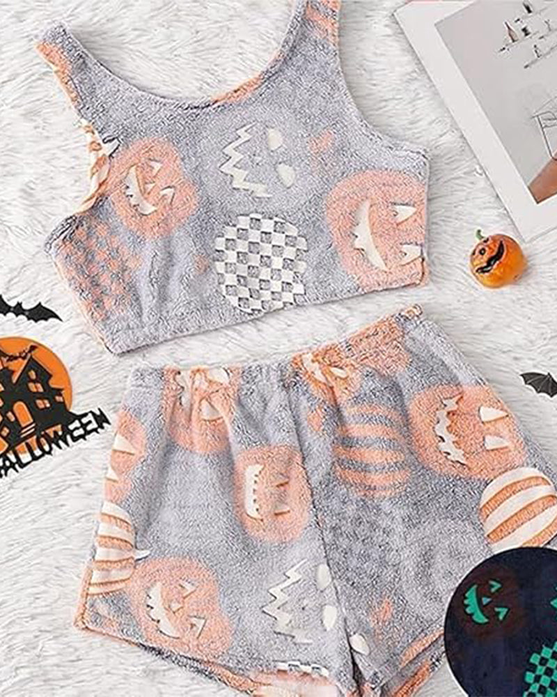 Luna™ | Halloween Flannel Pajama with Reflective Details