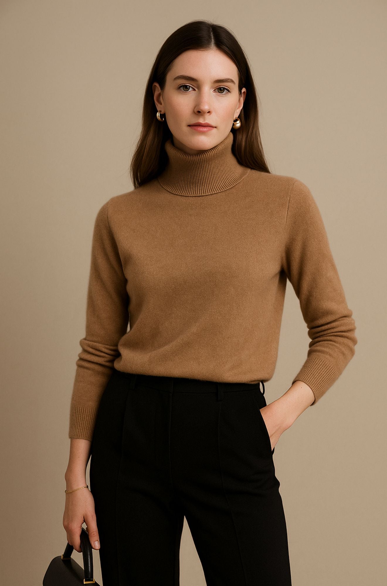 Amara| Cashmere Turtleneck Sweater