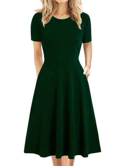 Evelyn Quinn | Retro A-Line Summer Dress
