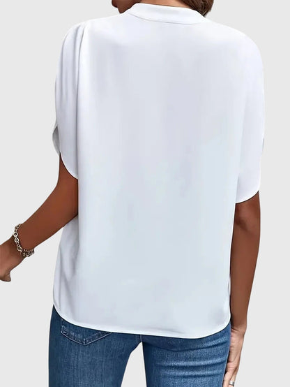 Beatrix™ | Soft and Elegant V-Neck Shirt