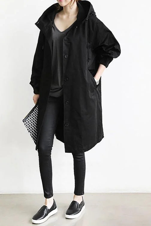 Anna - Hooded Trench Coat