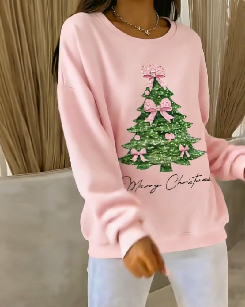 Holly | Christmas Print Sweatshirt