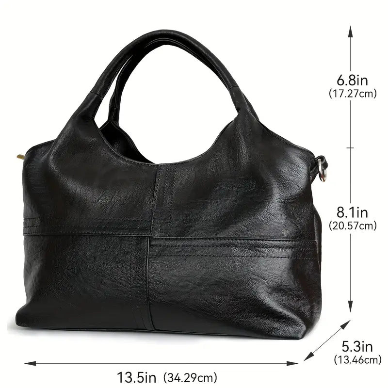 Colette - Vegan Leather Structured Handbag