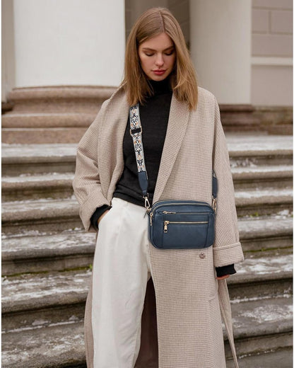 Ella | Refined Leather Shoulder Bag