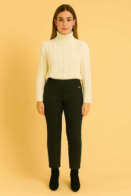 Arielle | Women's Stretch Pants with High Waist