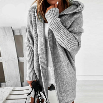 Lynn - Hooded Knit Cardigan