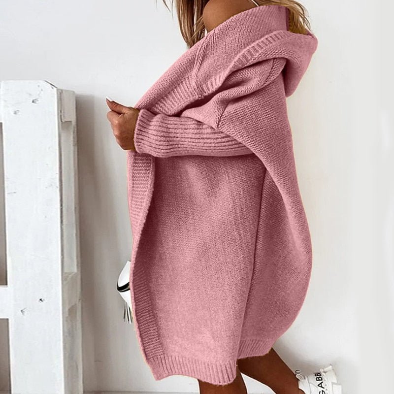 Lynn - Hooded Knit Cardigan