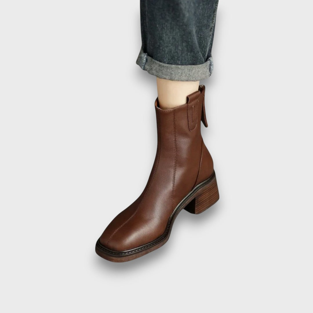 Fien – Classic Leather Ankle Boots