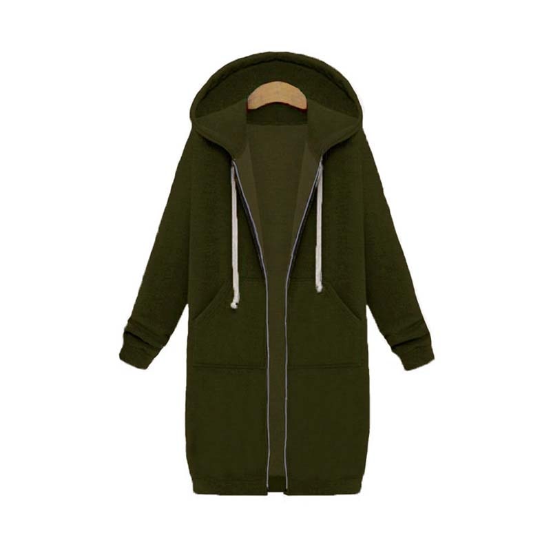 Bonnie - Longline Zip Hoodie