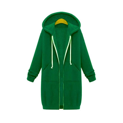 Bonnie - Longline Zip Hoodie