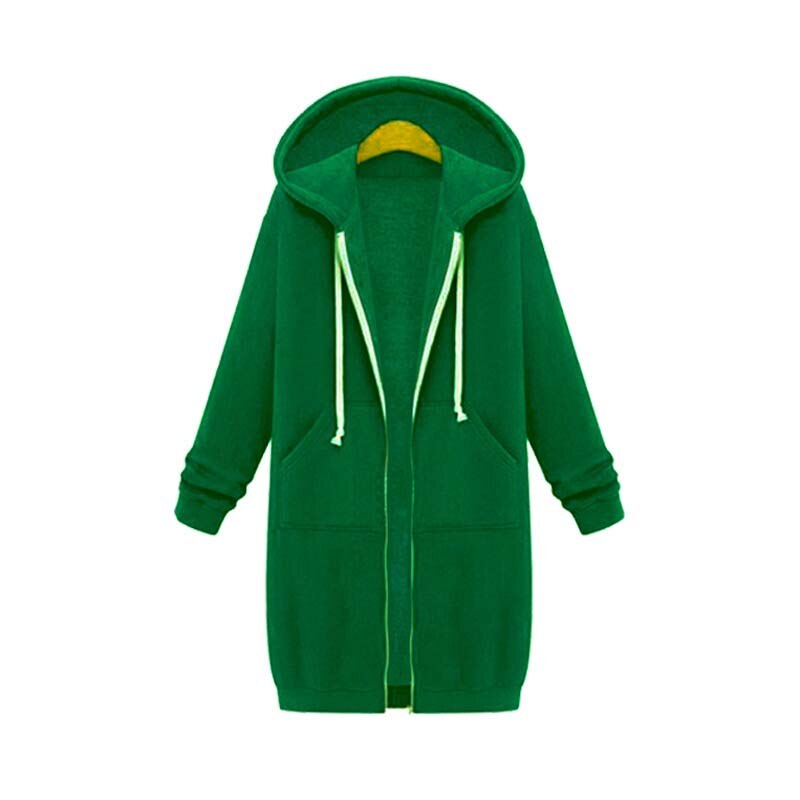 Bonnie - Longline Zip Hoodie