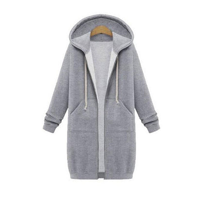 Bonnie - Longline Zip Hoodie
