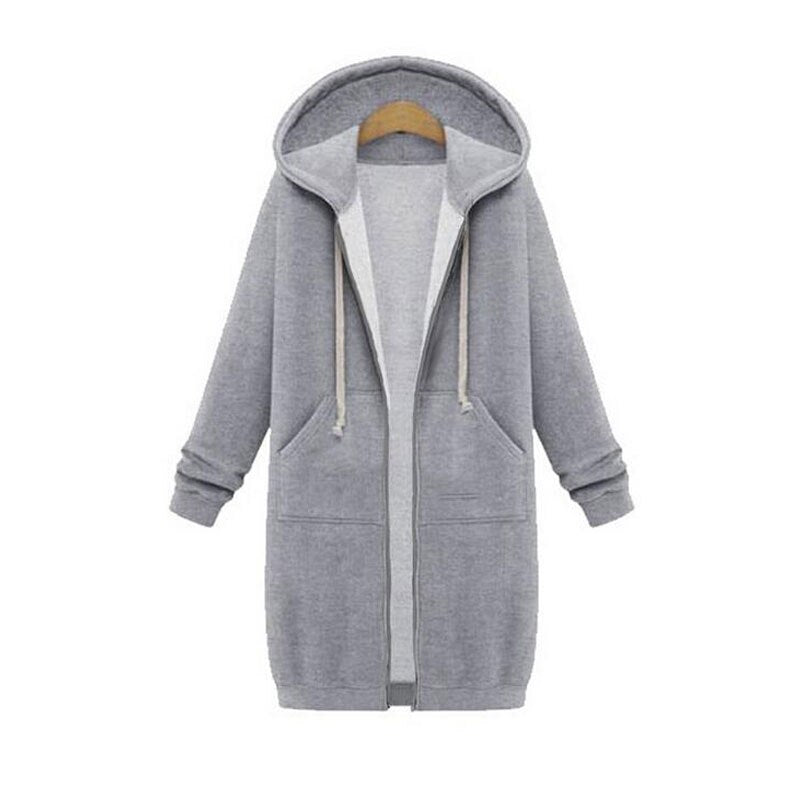 Bonnie - Longline Zip Hoodie