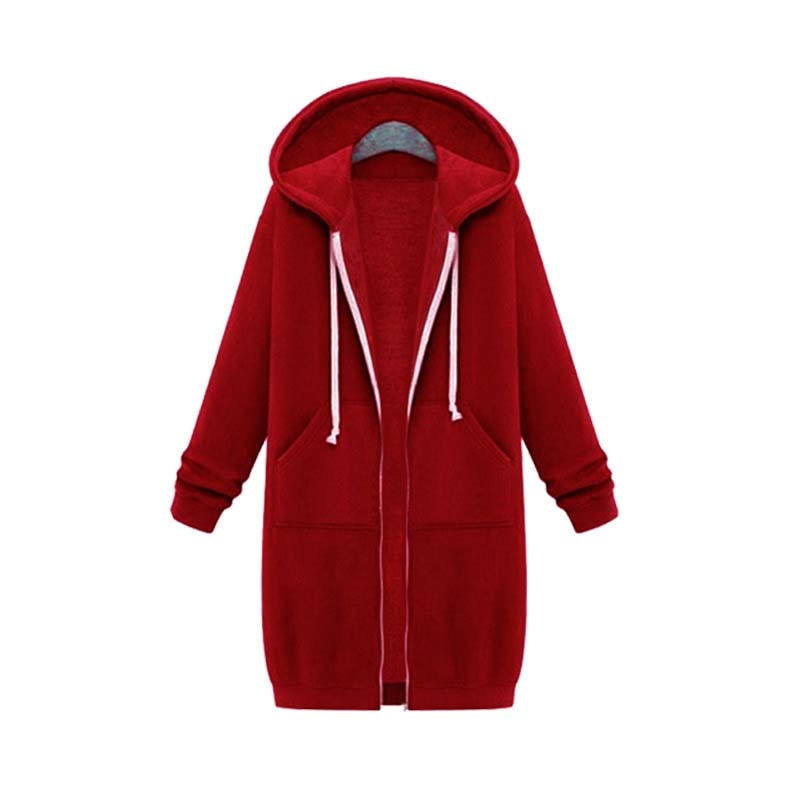 Bonnie - Longline Zip Hoodie