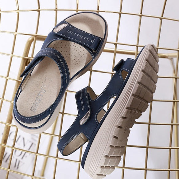 Zara - Platform Velcro Sandals