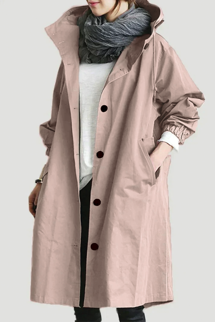 Anna - Hooded Trench Coat