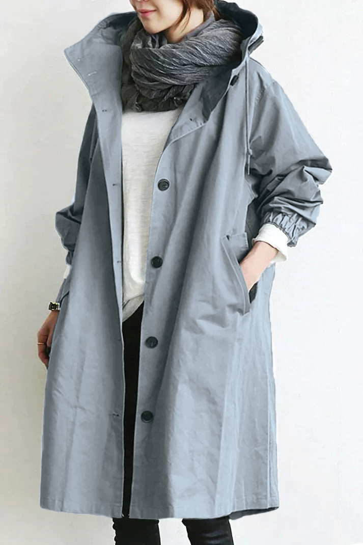Anna - Hooded Trench Coat