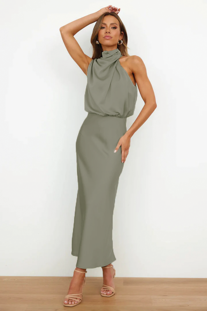 Diane - Satin Maxi Dress