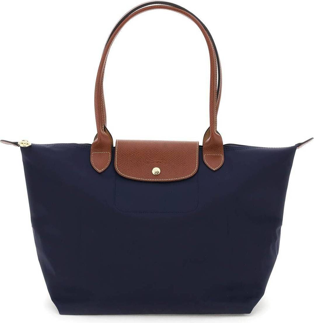 Longchamp - Large Le Pliage Tote, Navy Blue