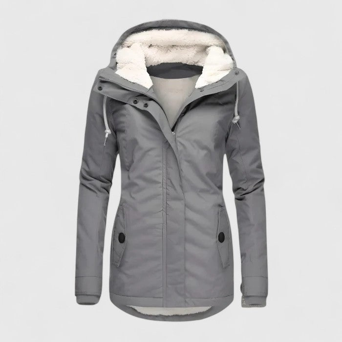 Seravia - Water-Repellent Autumn Jacket with Hood