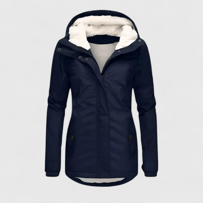 Seravia - Water-Repellent Autumn Jacket with Hood