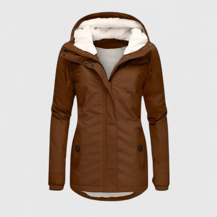 Seravia - Water-Repellent Autumn Jacket with Hood