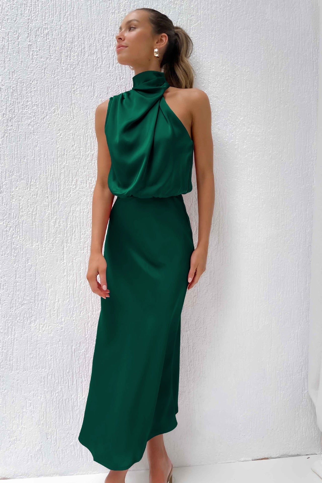 Diane - Satin Maxi Dress
