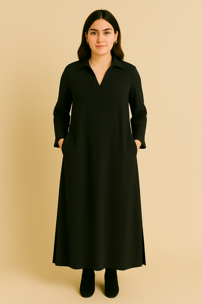 Norah | Women's Loose-fitting Long Dress with Split