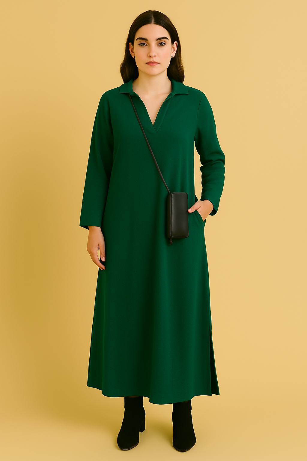 Norah | Women's Loose-fitting Long Dress with Split