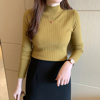 Aurora - Ribbed Turtleneck Top