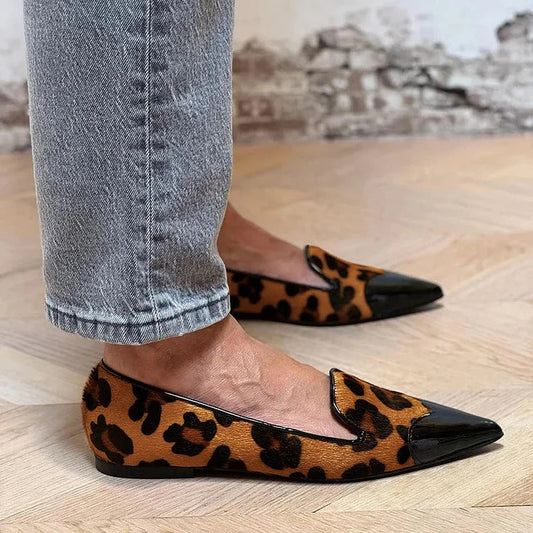 Erin | Refined Animal Print Ballet Flats