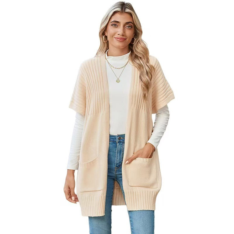 Melany - Lightweight Open-Front Knit Cardigan