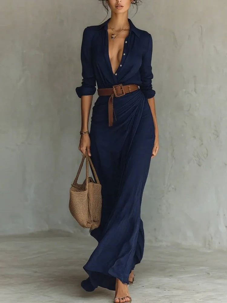 Maddison™  – Elegant Belted Dress