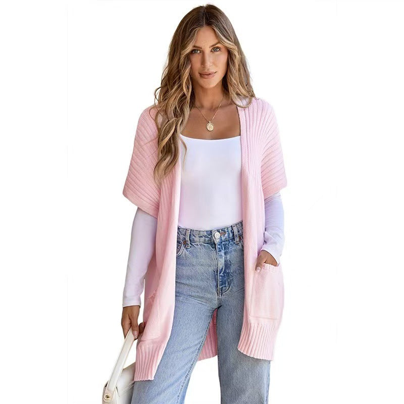 Melany - Lightweight Open-Front Knit Cardigan