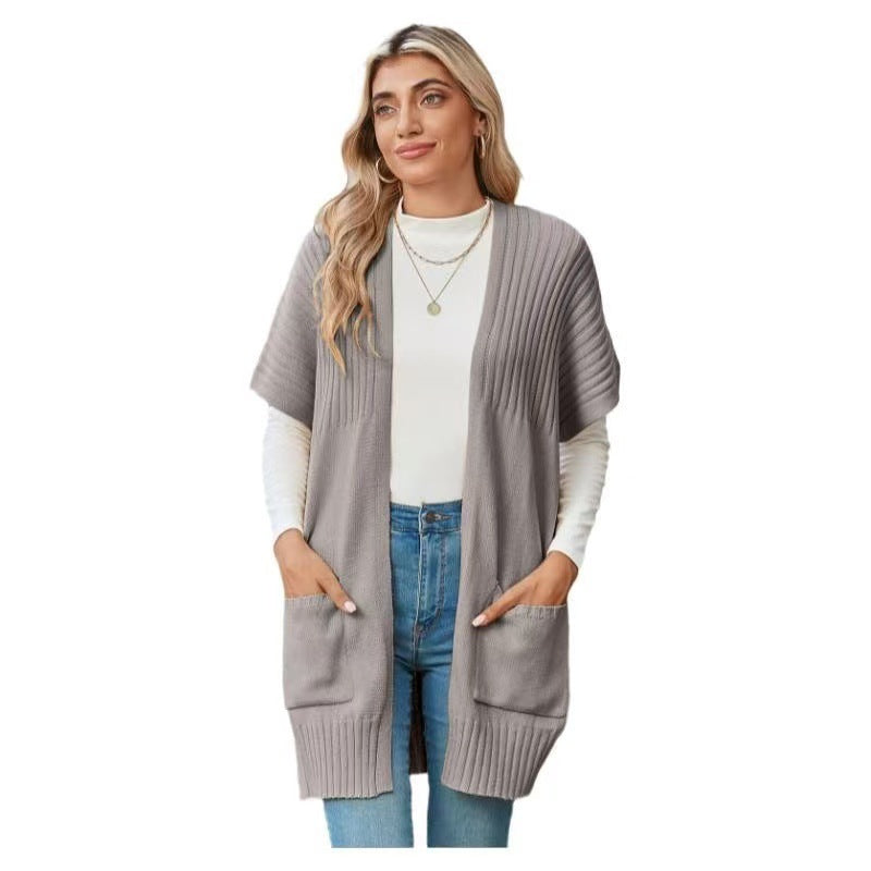 Melany - Lightweight Open-Front Knit Cardigan