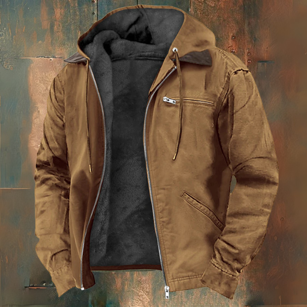 LUCAS™|HOODED ZIP JACKET