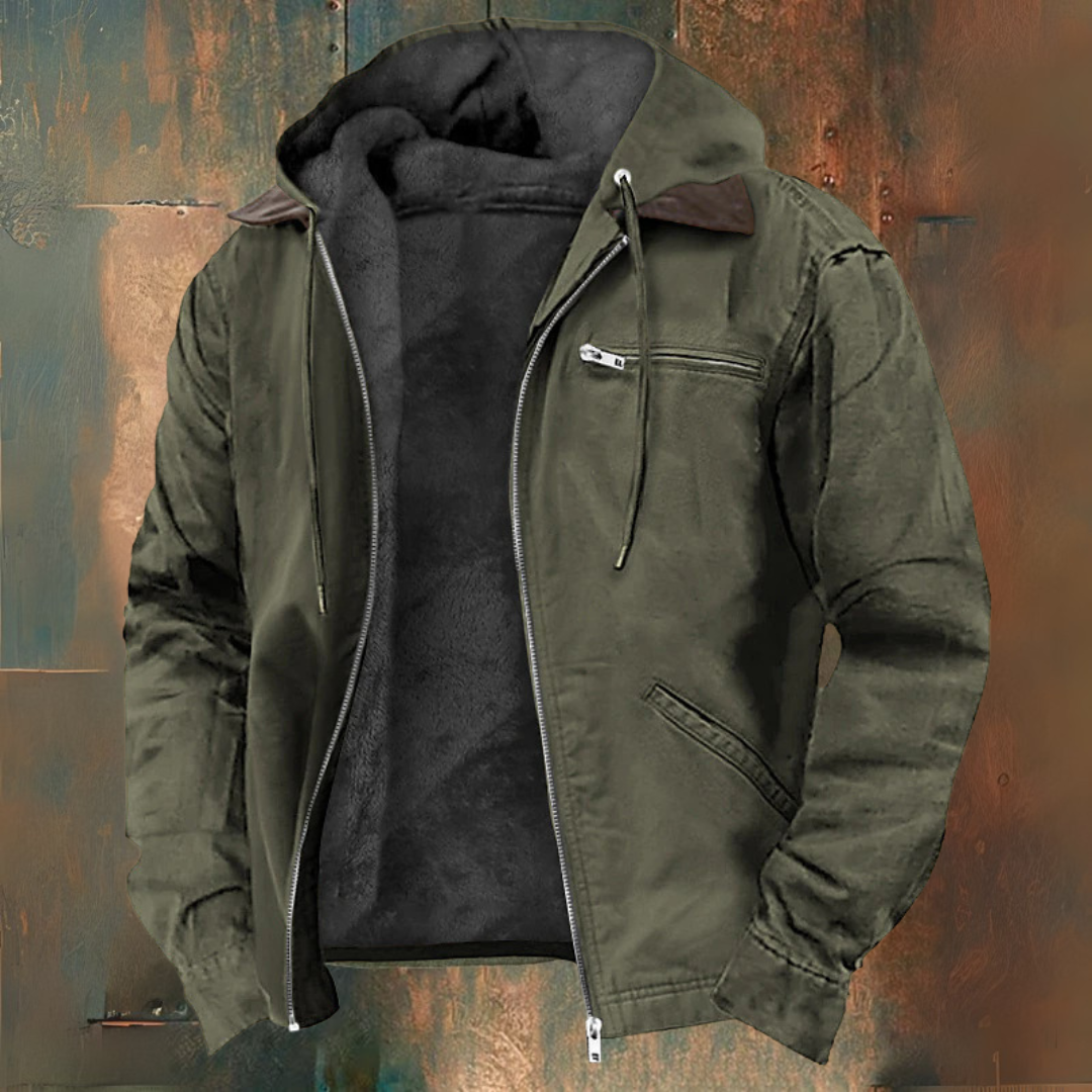 LUCAS™|HOODED ZIP JACKET