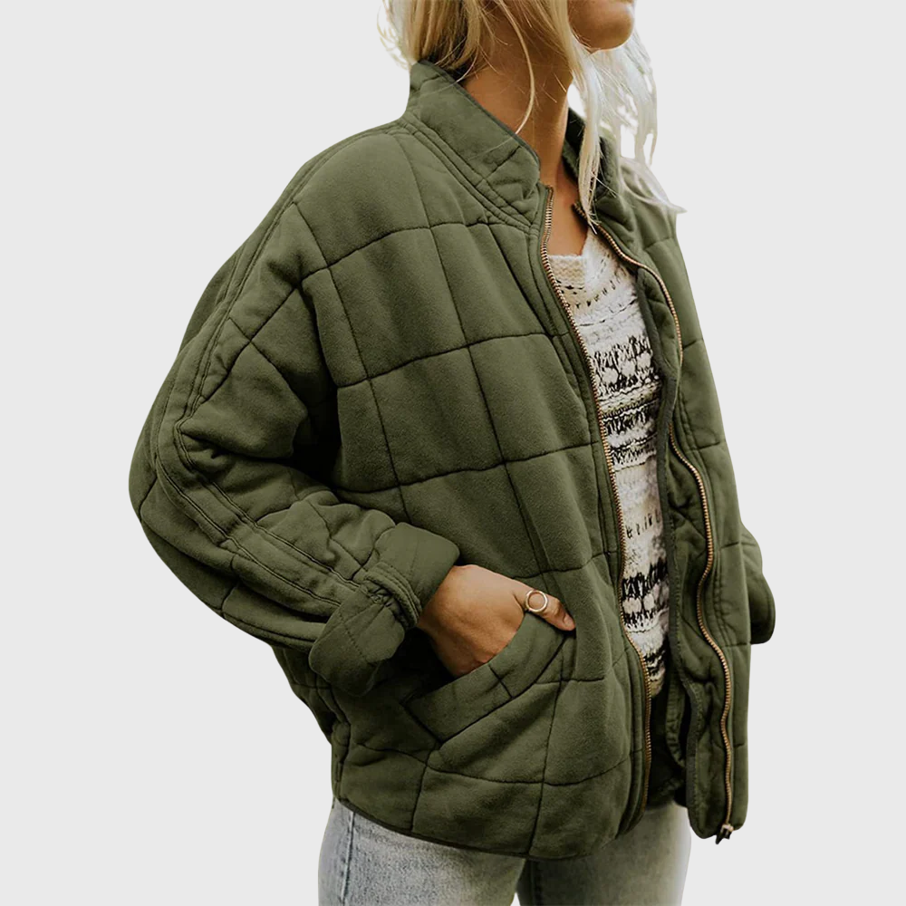Emily - Quilted Zip Jacket