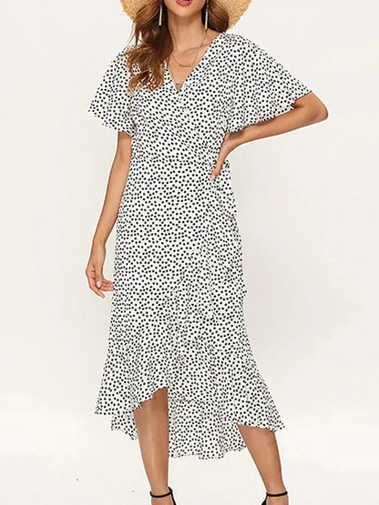 Ella - Polka Dot Maxi Dress